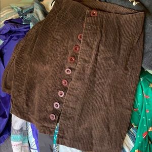 corduroy skirt!